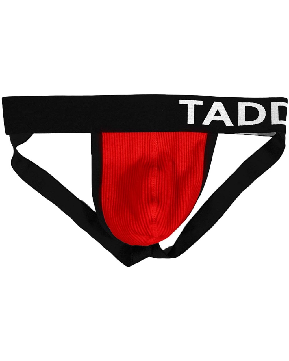 Sexy Mens Black Low-Rise Jock Strap Stretch Briefs Thong Underwear Pouch - Red - CR186YLD9Q3 $19.01 Briefs