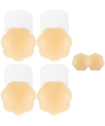 Reusable Pasties Adhesive Silicone Pasties Bra (2 Pairs Flower Shape) - C518HW7LQGN $23.45 Accessories