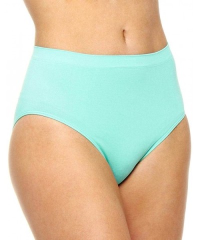 Women's Ahh Seamless High-Cut Brief Panty 4031 - Cockateal - CS11E166RS5 $25.77 Panties