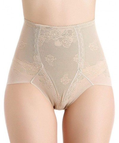 Women High Waist Underwear Pants Tummy Control Panties Sexy Slimming Butt Lifter - Khaki - CN19046SLEC $37.53 Shapewear