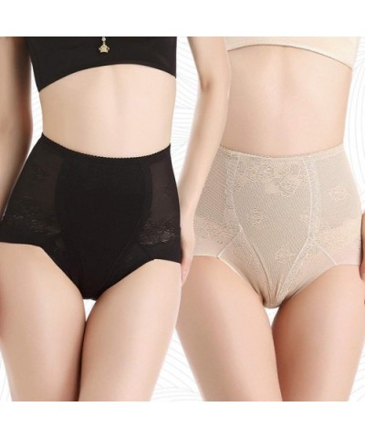 Women High Waist Underwear Pants Tummy Control Panties Sexy Slimming Butt Lifter - Khaki - CN19046SLEC $37.53 Shapewear