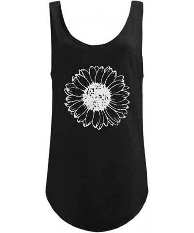 Women Casual Dandelion Printing Sleevesless O Neck Loose T-Shirt Blouse Tops Tee Shirts - Black - CV199NGRQ4U $19.75 Thermal ...