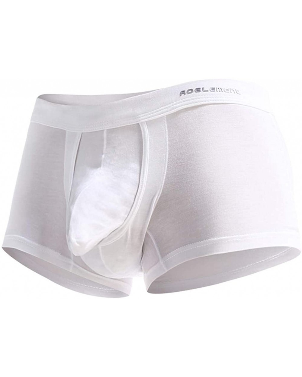 Men's Jockstrap Athletic Stretch Briefs Thong Underwear Pouch Underwear Panties Ultra Soft Trunks - White - CF18AGTSSQU $14.0...