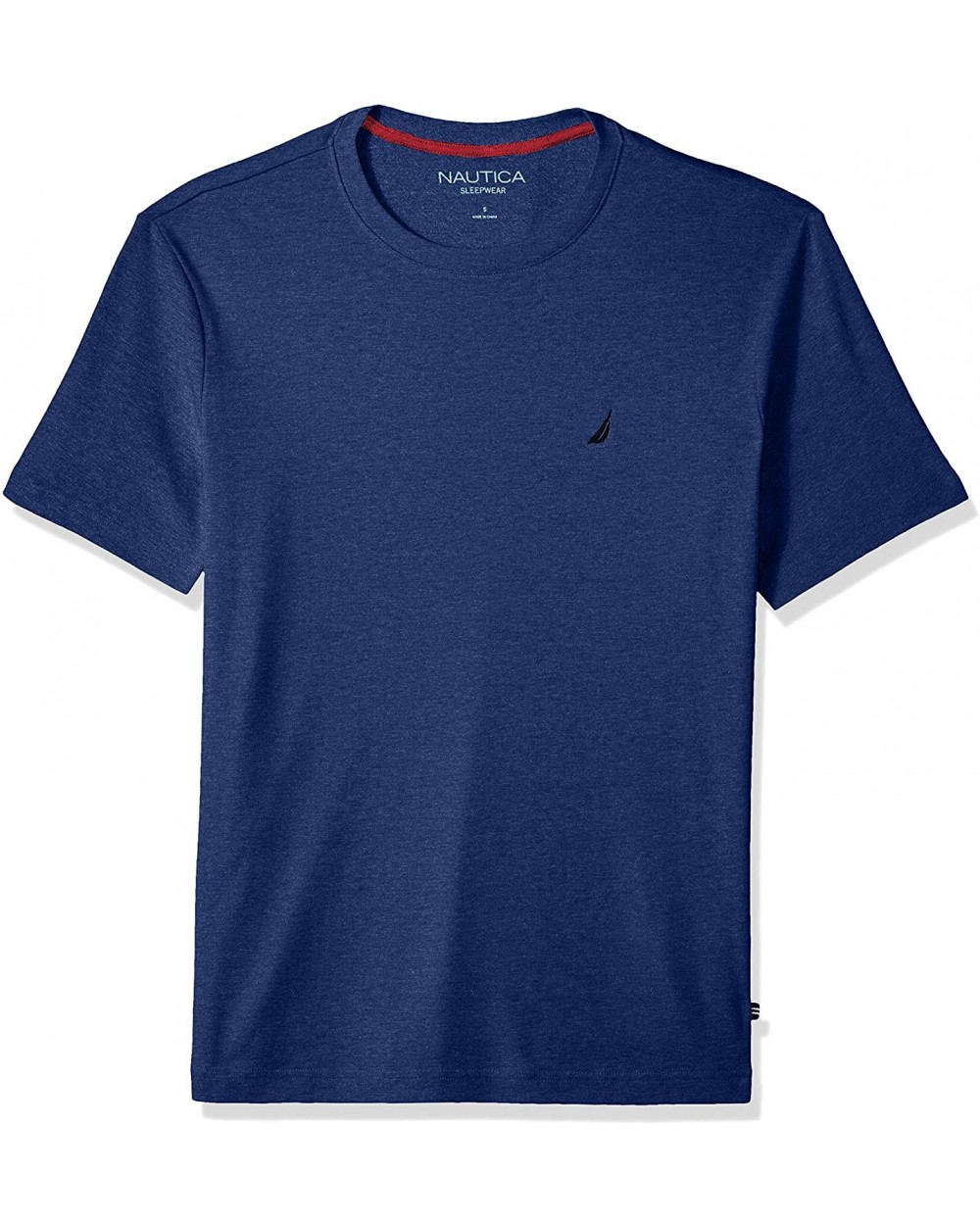 Men's Comfort Space Dye Contrast Tee - Navy - CU184Q0866W $25.78 Sleep Tops