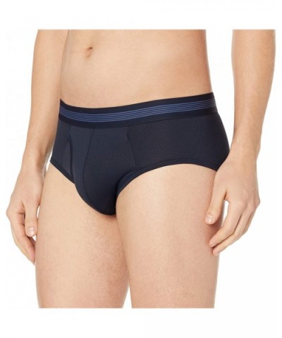 Men's 3-Pack Lightweight Performance Knit Brief - Navy - C618YDXR9RQ $37.97 Briefs