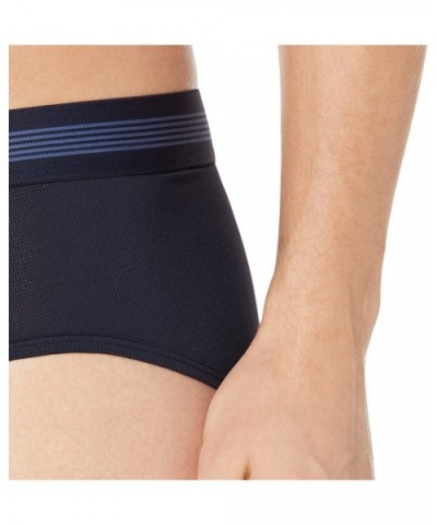 Men's 3-Pack Lightweight Performance Knit Brief - Navy - C618YDXR9RQ $37.97 Briefs