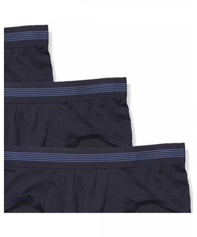 Men's 3-Pack Lightweight Performance Knit Brief - Navy - C618YDXR9RQ $37.97 Briefs