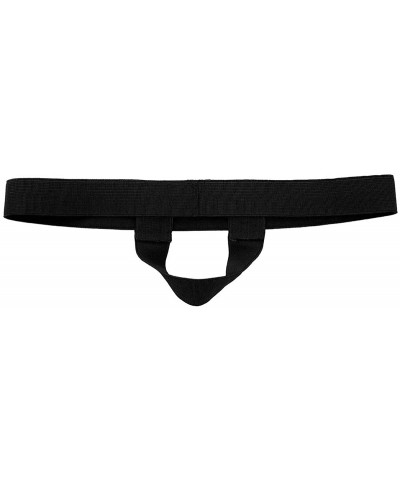 Men's Low Rise Elastic O-Ring Jockstraps G-String Thongs Bikini Briefs Lingerie Underwear - Black - CX190O2MR0C $22.24 G-Stri...