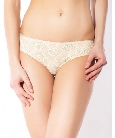 Womens Knickers/Briefs "Anette" - Beige - CD11KRDKHHX $27.20 Panties