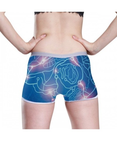 Women's Seamless Boyshort Panties Tie Dye Print Underwear Stretch Boxer Briefs - Most Science Brain - CS18T2NMDT9 $28.97 Panties