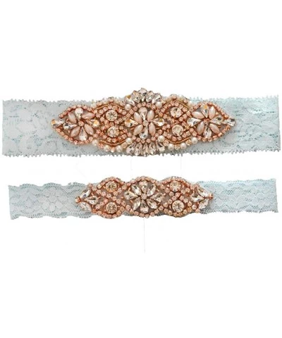 2019 Sexy Lace Wedding Garters for Bride Party Prom Garter Set 2 Pcs - 12a-rose Gold B - C718Q8SDEGR $26.82 Garters & Garter ...