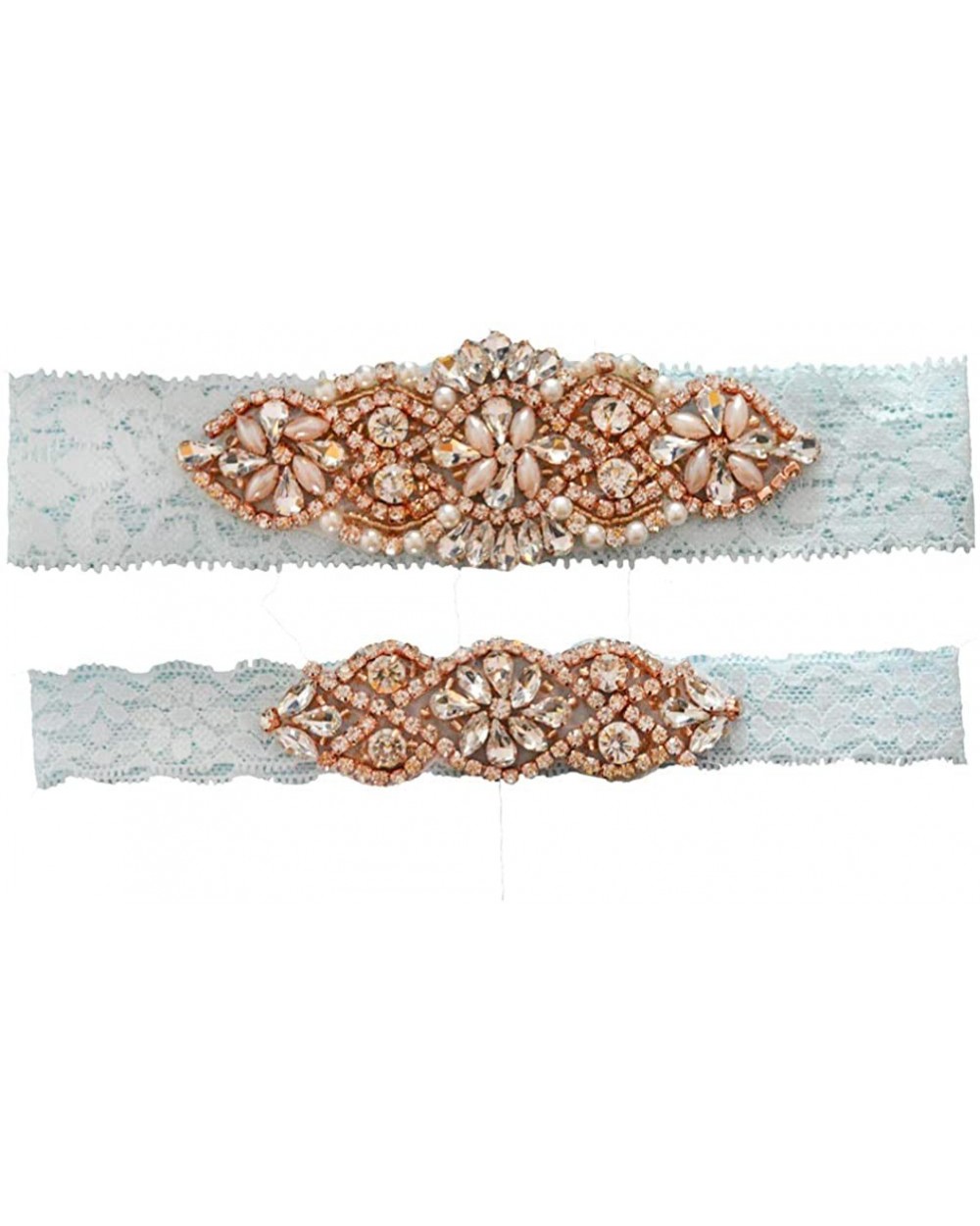 2019 Sexy Lace Wedding Garters for Bride Party Prom Garter Set 2 Pcs - 12a-rose Gold B - C718Q8SDEGR $26.82 Garters & Garter ...