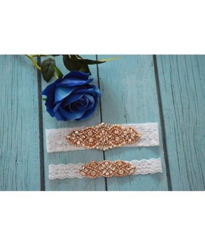 2019 Sexy Lace Wedding Garters for Bride Party Prom Garter Set 2 Pcs - 12a-rose Gold B - C718Q8SDEGR $26.82 Garters & Garter ...