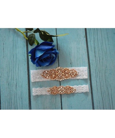 2019 Sexy Lace Wedding Garters for Bride Party Prom Garter Set 2 Pcs - 12a-rose Gold B - C718Q8SDEGR $26.82 Garters & Garter ...