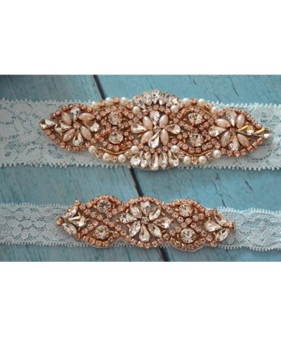 2019 Sexy Lace Wedding Garters for Bride Party Prom Garter Set 2 Pcs - 12a-rose Gold B - C718Q8SDEGR $26.82 Garters & Garter ...