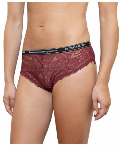 3-Pack Cheeky Panties with Logo Band Life's Too Short to Wear Boring Underwear (Olive/Black/Wine) - CX18O7OKL72 $15.83 Panties