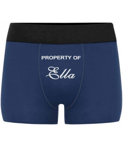 Custom Name Boxers Property of Name White Personalized Name Briefs Underwear for Men - Multi 7 - CA18Y33ISYE $38.47 Boxers