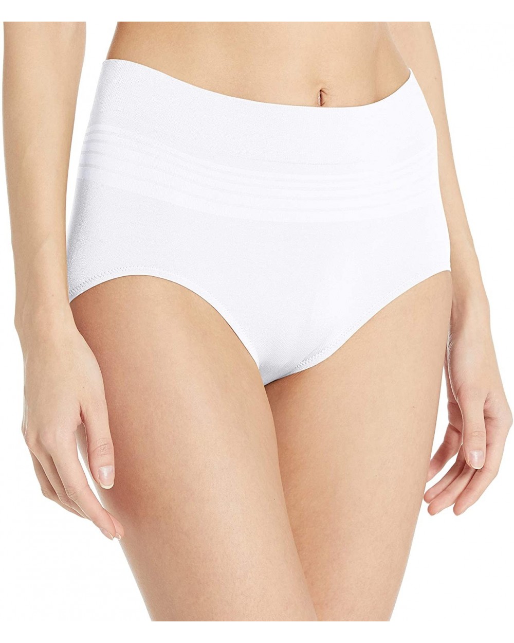 No Pinching No Problems Seamless Brief - White - CL184YK5X27 $13.65 Panties