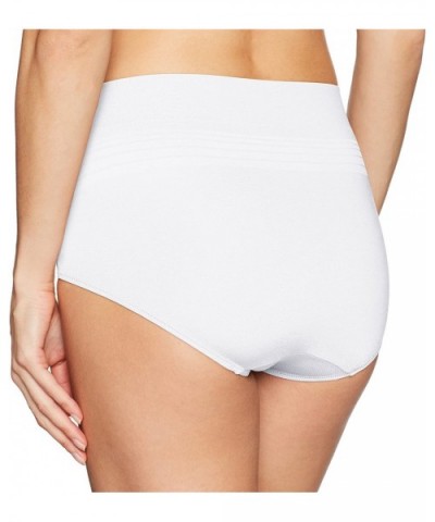 No Pinching No Problems Seamless Brief - White - CL184YK5X27 $13.65 Panties