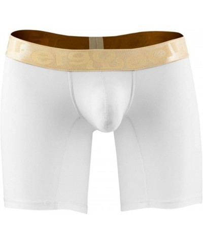 Mens Underwear Boxer Briefs Trunks - White_style_ew0602 - C3187CX5C37 $69.81 Boxer Briefs