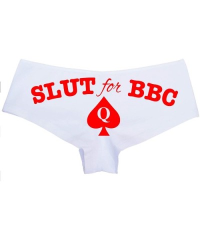 Slut for BBC Queen of Spades Logo Tatoo Panties Plus Size Too - Red - CV18M296239 $24.75 Panties