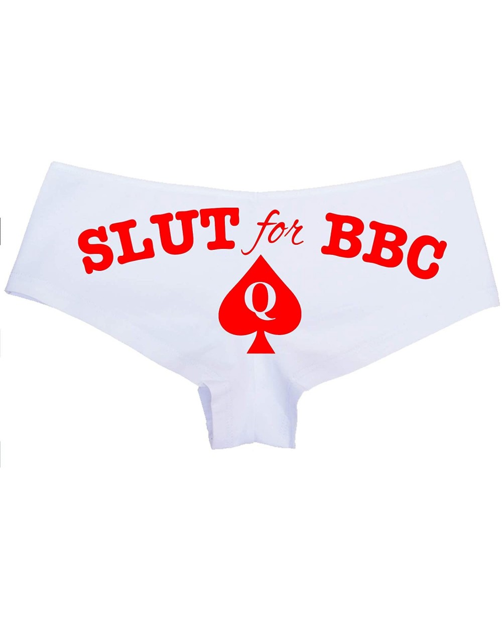 Slut for BBC Queen of Spades Logo Tatoo Panties Plus Size Too - Red - CV18M296239 $24.75 Panties