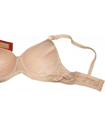 Women's Pure Silk Bra - Pink - C712ODLW5YF $20.67 Bras