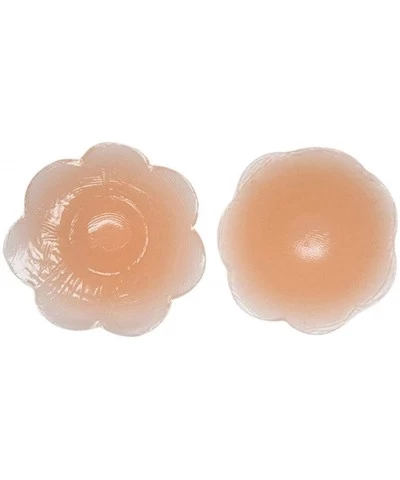 Women Silicone Nipple Covers Reusable Invisible Nippleless Pasties - 6 - CU18AQK7LR0 $13.21 Accessories