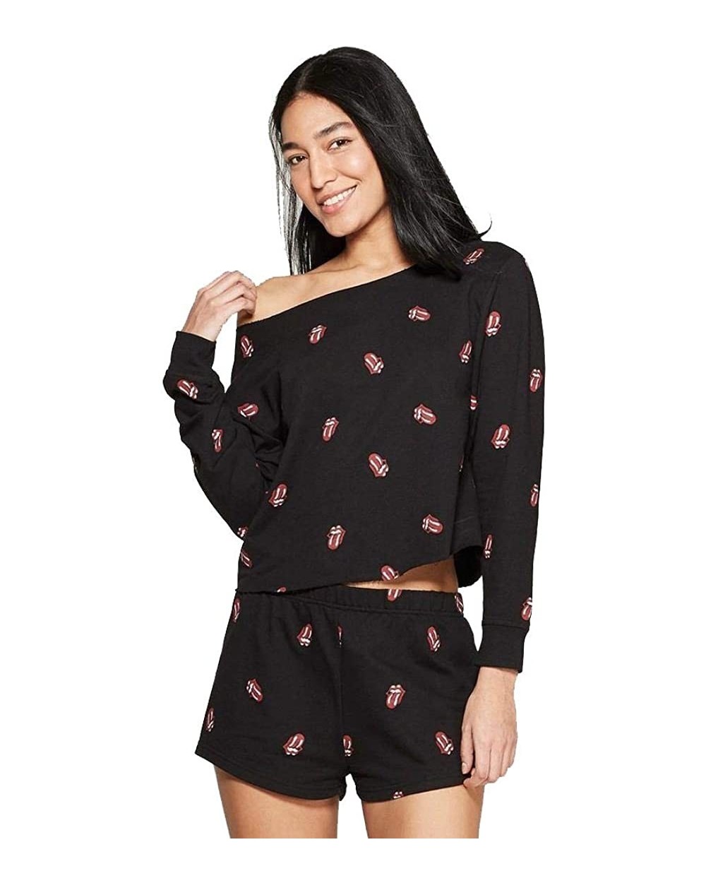 Women's Pajama Tops - (Black) - CV198ZYS7DT $24.89 Tops