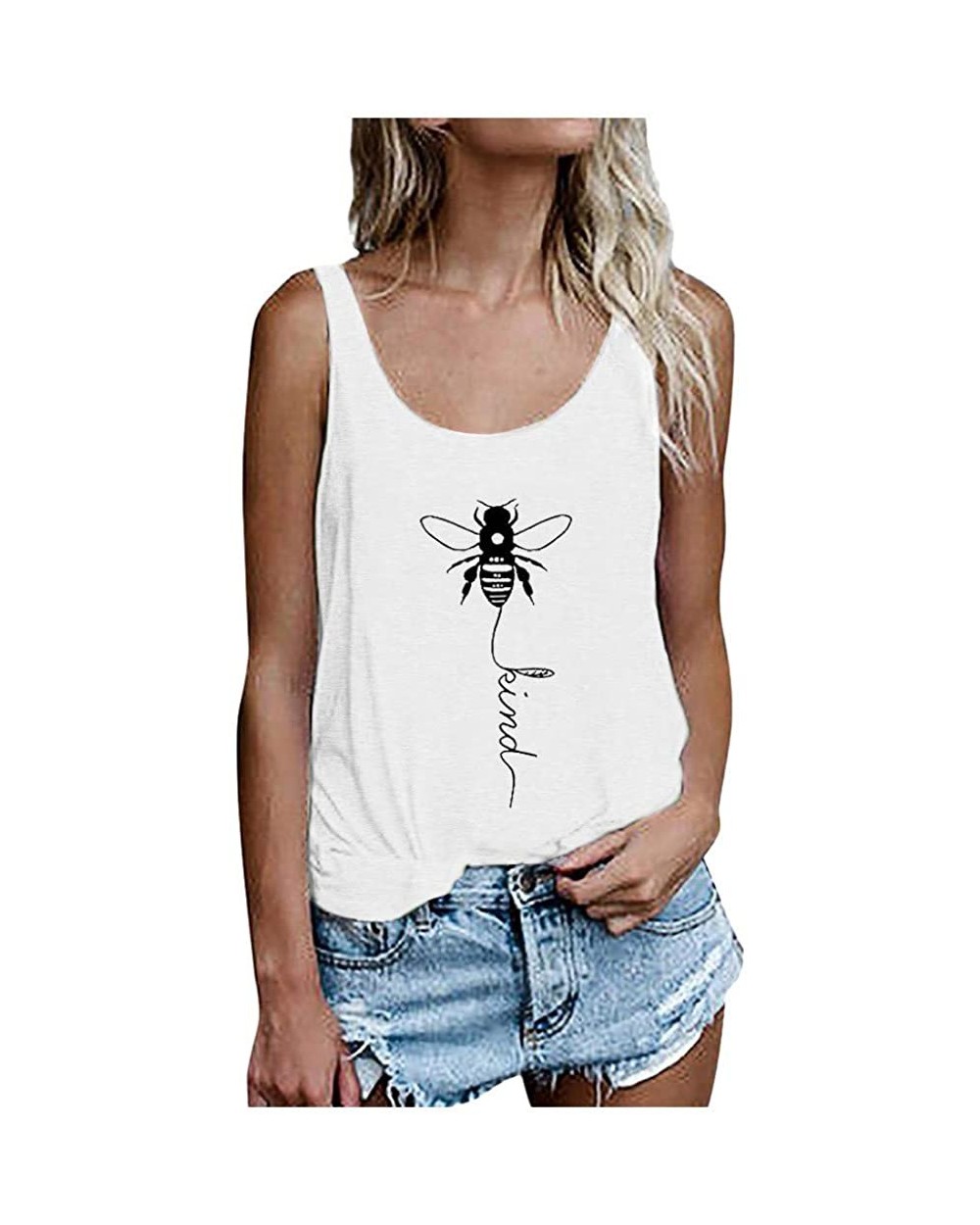 Women's Tank Camis Basic V Neck Short Sleeve T Shirts Summer Casual Tops - G White - C519C9XKK63 $15.21 Thermal Underwear