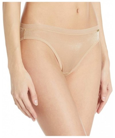 Women's Glossies Brief - Nude - CU17Y2E667T $35.92 Panties