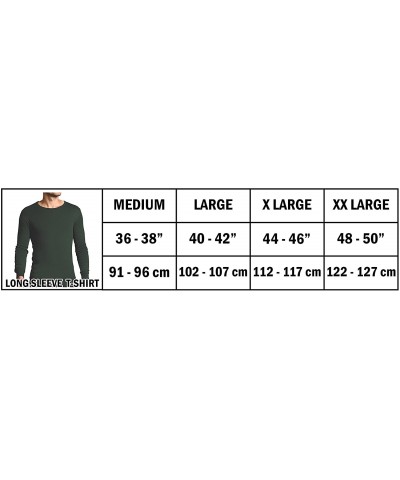 Mens Long Sleeve Lightweight Cotton Hunting Thermal Underwear Shirt - Green - CL185Y8SC0X $36.59 Thermal Underwear