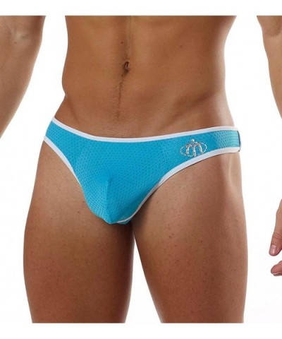 Sport Thong Mens Underwear - Turquoise - CT116DYZUTZ $18.09 G-Strings & Thongs