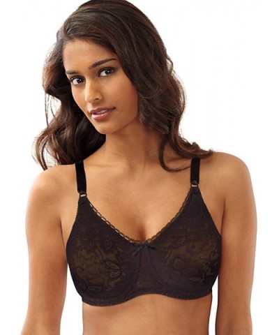 Lace 'n Smooth Underwire Bra - Black - CP17AA2SDXD $66.37 Bras