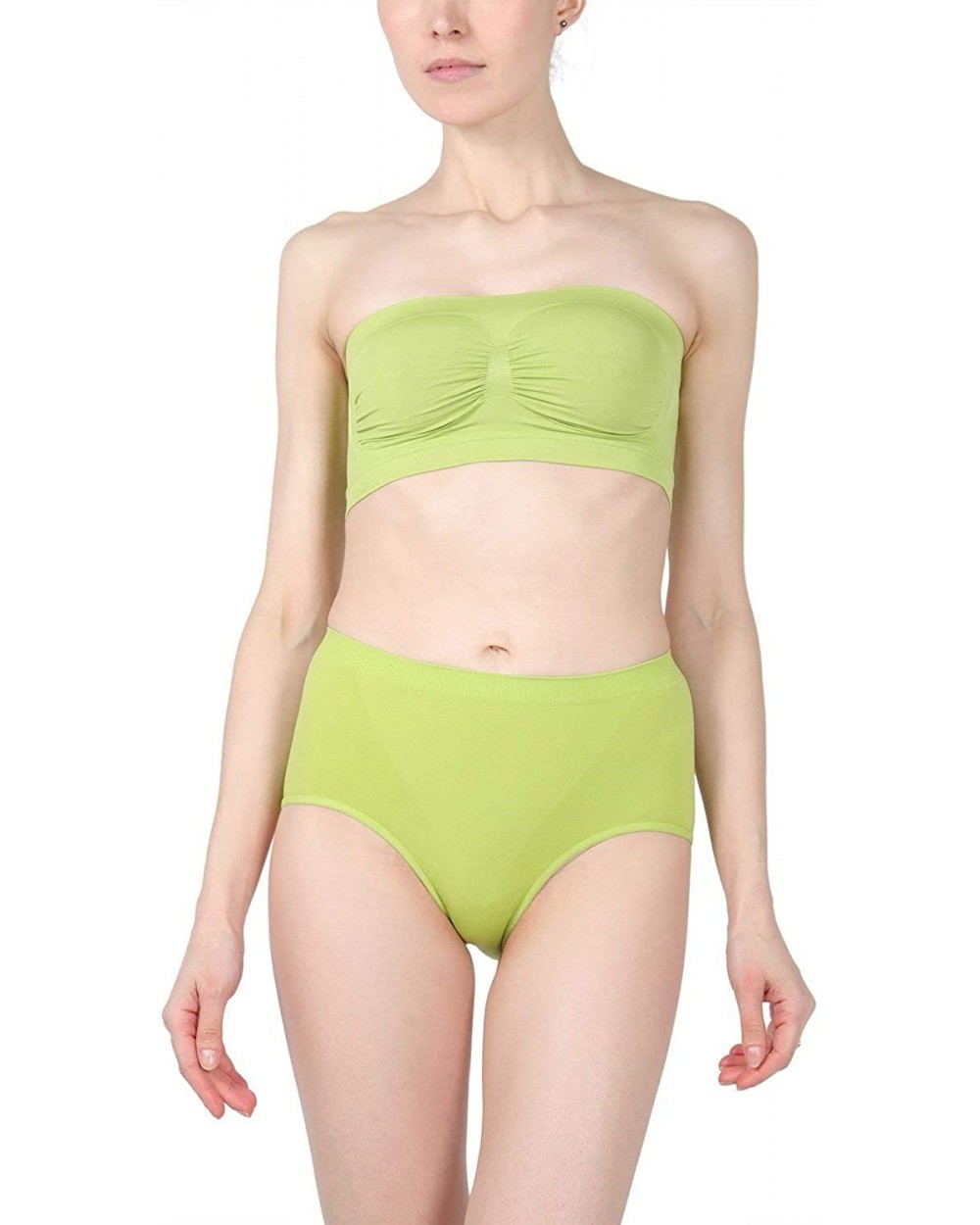 Wisp Shaping Bandeau Bra - Classy Shapewear - Dark Citron Shapewear - CN125KX6RLT $30.85 Shapewear