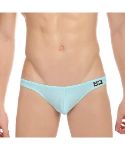 2 Sets of Cotton Men's Briefs- Low Waist Comfort Bag- U Convex Hip Underwear-Yellow_M - Yellow - CX19DIHDYWU $42.29 Briefs