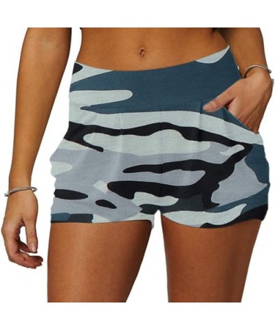 Ultra Soft Harem Shorts for Women - B Gray - CT19C97ZY7Q $15.62 Sets