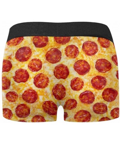 Boxer Briefs Men's Underwear Pepperoni Pizza Italy Food M - CW18G9RKE5C $38.18 Boxer Briefs