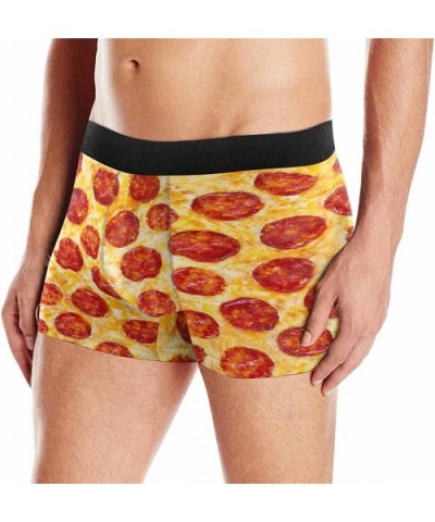 Boxer Briefs Men's Underwear Pepperoni Pizza Italy Food M - CW18G9RKE5C $38.18 Boxer Briefs