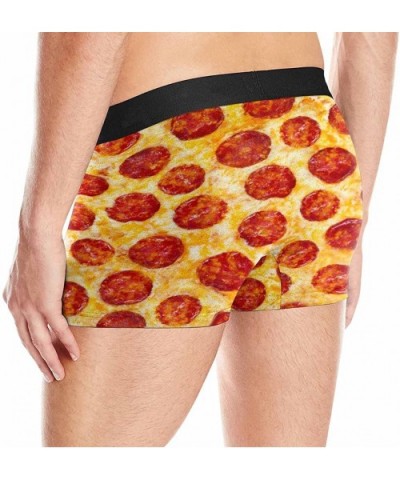 Boxer Briefs Men's Underwear Pepperoni Pizza Italy Food M - CW18G9RKE5C $38.18 Boxer Briefs