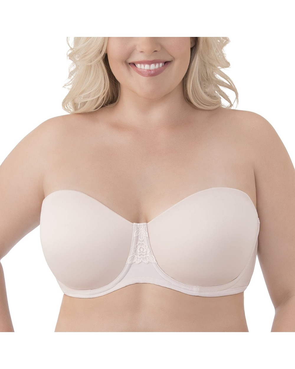 Women's Full Figure Strapless Bra (Sheer Quartz) - Sheer Quartz - C018080GO07 $47.26 Bras