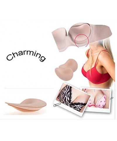 Adhesive Bra Insert Silicone Push Up Self-Adhesive Enhance Breast Bra Pad Stickers 2-4 pairs - 2 Pairs Mix - CP18NSNKH7C $16....