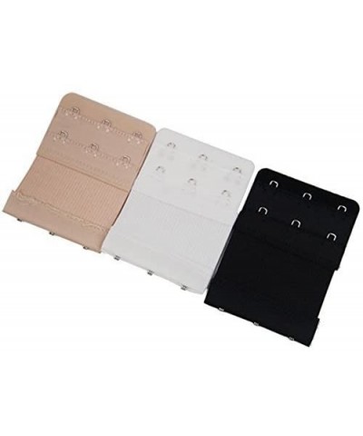 Women's Bra Strap Extension Underwear Buckle Hook 3 PCS/Pack (3 Hooks) - CO126PG9HDF $10.24 Accessories