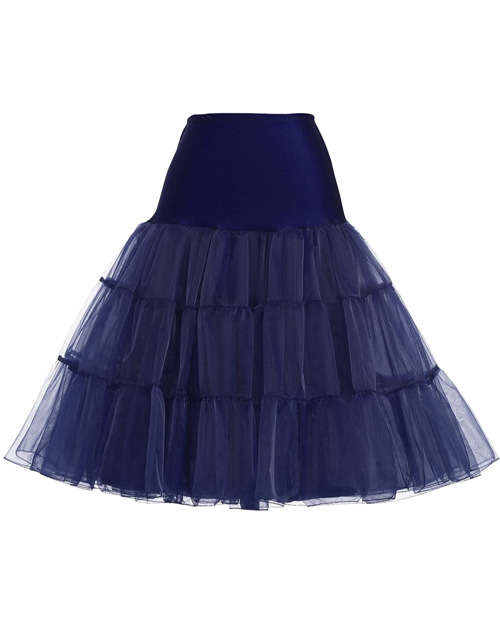 Women 50s Petticoat Skirts Tutu Crinoline Underskirt CL8922 - Navy - CF12EWL9YPB $26.04 Slips