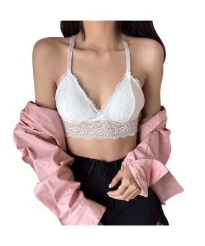 Women Underwear Women Sexy Bra Top Solid Vest Lace Seamless Breathable Push Up Top Underwear Lace-Wrapped Chest-Type Tube Top...