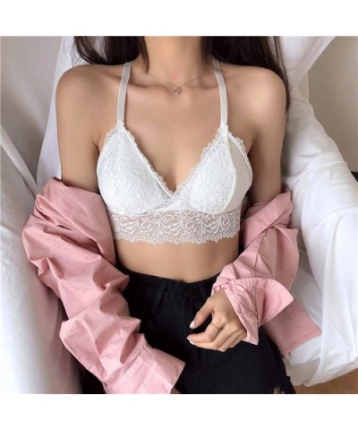 Women Underwear Women Sexy Bra Top Solid Vest Lace Seamless Breathable Push Up Top Underwear Lace-Wrapped Chest-Type Tube Top...