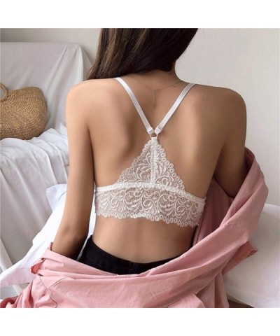 Women Underwear Women Sexy Bra Top Solid Vest Lace Seamless Breathable Push Up Top Underwear Lace-Wrapped Chest-Type Tube Top...