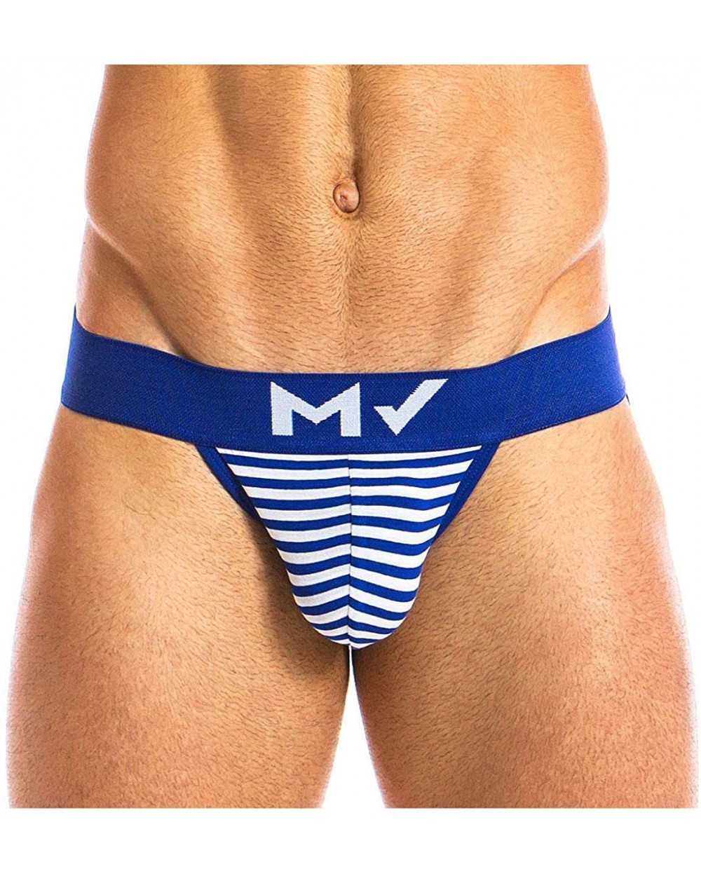 Marine Tanga Brief - Blue - C918GRHED6S $57.13 Briefs