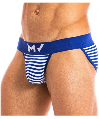 Marine Tanga Brief - Blue - C918GRHED6S $57.13 Briefs