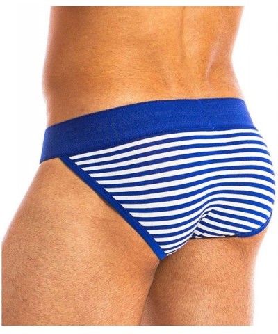 Marine Tanga Brief - Blue - C918GRHED6S $57.13 Briefs